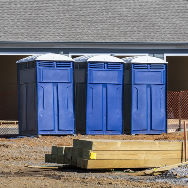 are there any restrictions on what items can be disposed of in the portable restrooms in Mayville MI